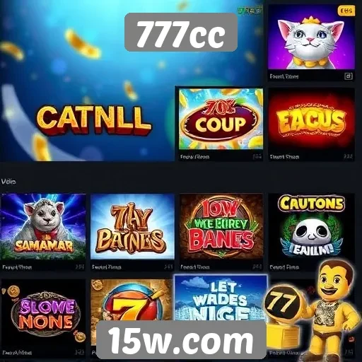 Jogos populares disponíveis no site 777cc